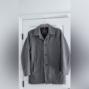 Dockers Gray Wool-Blend Pea Coat
